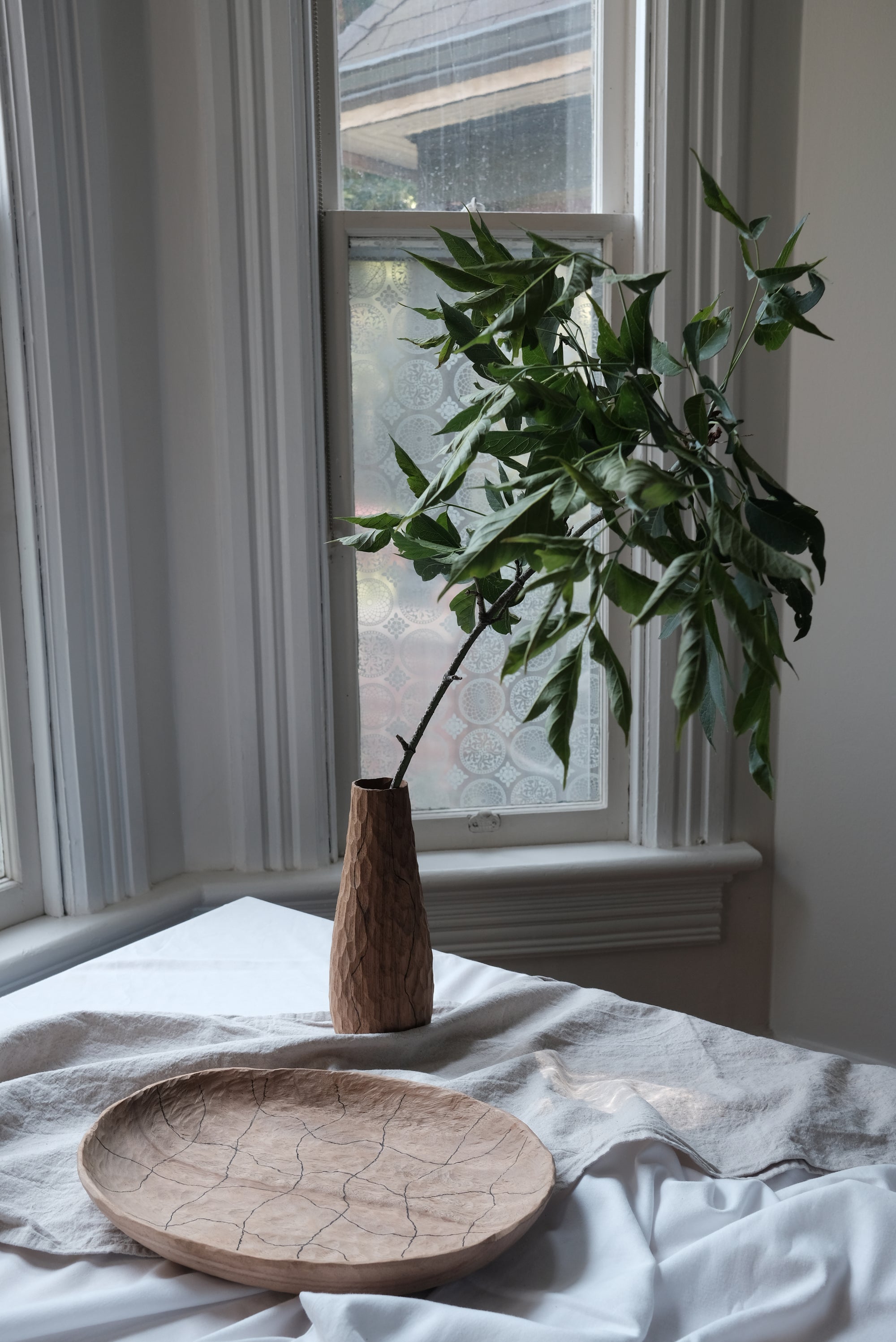 Black Lines Vase
